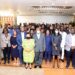 President Yoweri Museveni in a group photo with Ugandan and South African investors