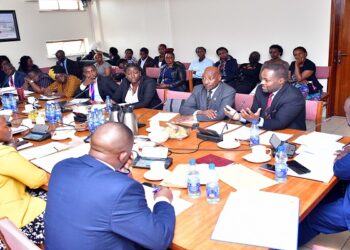 MPs on the Legal and Parliamentary Affairs Committee interact with scholars and religious leaders about the Anti-Homosexuality Bill 2023