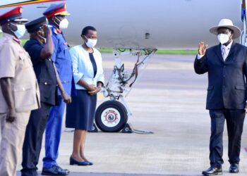 President Yoweri Museveni returns to Uganda