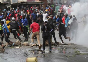 Kenyans protest