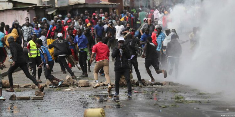Kenyans protest