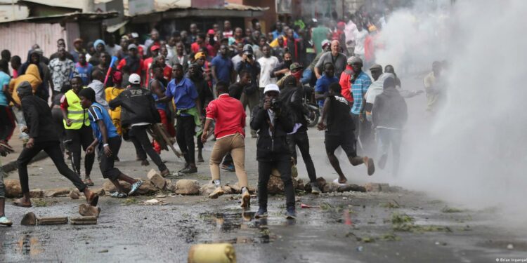 Kenyans protest