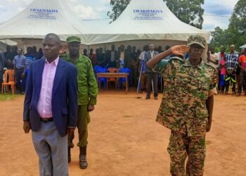 RDC Muluga officiating at a function in Bukeda last year