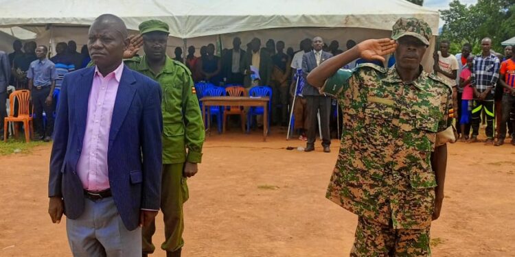 RDC Muluga officiating at a function in Bukeda last year