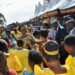 Presidency Minister Babirye Milly Babalanda,  Finance Minister Matia Kasaija, MPs from Kibaale District and other leaders during Women's Day Celebrations