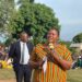 Hon. Babalanda addressing the student patriots in Jinja District