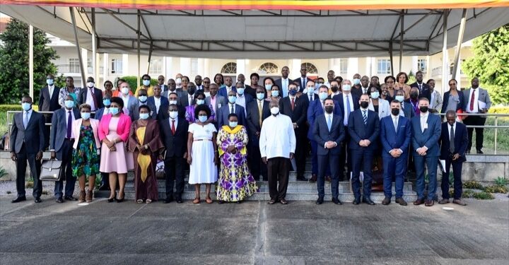 Serbian Delegation meet President Museveni and Government officials