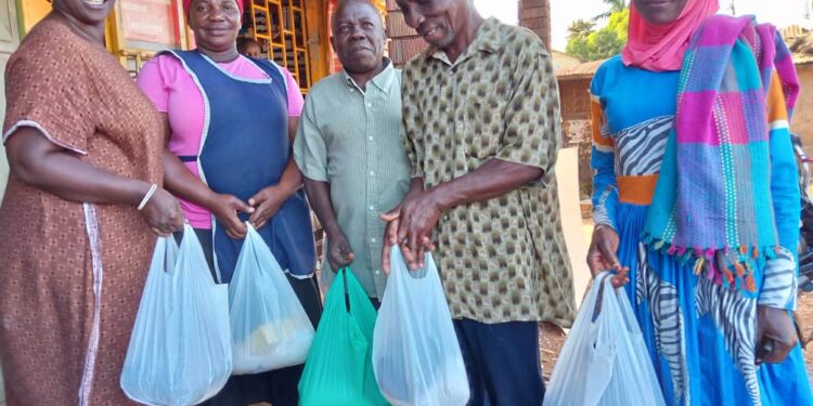 Some of the beneficiaries, received the food packages from ONC