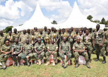 The UPDF best performers in sports at Bombo barracks