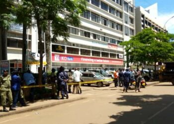 Police seals off crime scene