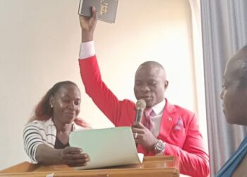 George Muwonge swears in after being elected Deputy Speaker