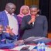 Hon. Basalirwa (seated) with Muhumuza, Nambusi (C) and Kityo whom the committee later handed over to Parliament Police