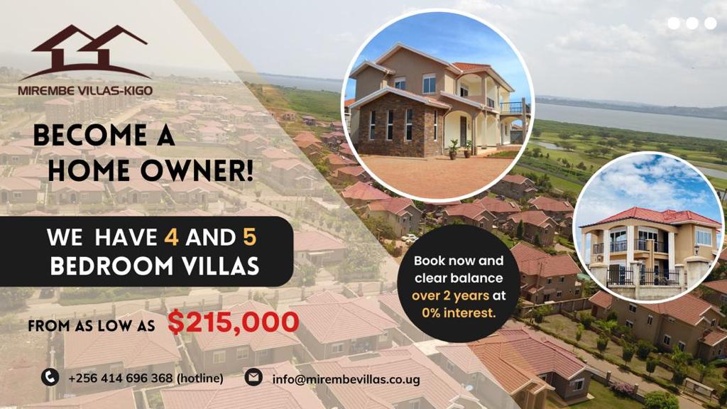 Diasporadaki Ugandalılar, Mirembe Malikanesi Sentema kapılı topluluğunda uygun fiyatlı evlere nasıl sahip olabilir?
