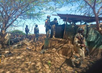 UPDF soldiers in Somalia