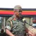 Maj Gen Leopold Kyanda addressing SFC troops while on the CDF mobilisation drive at SFC Headquarters in Entebbe