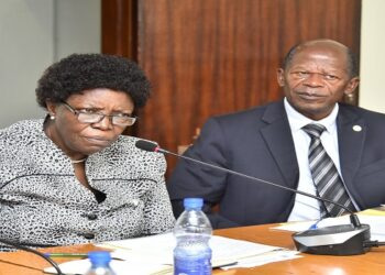 Minister Muyingo (R) said the policy will soon be tabled