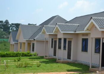 Housing units in Mirembe Estate, Sentema