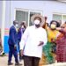 President Yoweri Museveni with his Tanzanian counterpart H.E Samia Suluhu Hassan at the Hydropower Plant Commissioning recently