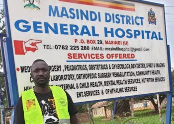 Mr Tunura Brian at Masindi Regional Referral Hospital