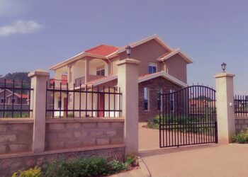 One of the houses in Mirembe Villas-Kigo Estate