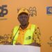 Kenneth Kiddu, General Manager, Business Intelligence, MTN Uganda delivers his speech after handing over a consignment to Mulungi Confectionary and Skilling Center in Ntinda Zone, Seeta-Mukono (Photo@MTN Uganda)