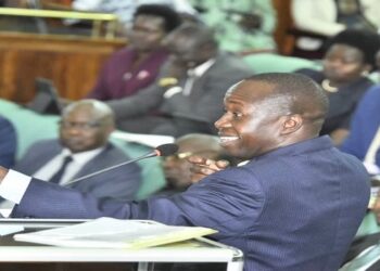 The State Minister for Education and Sports (Sports), Hon. Peter Ogwang, on the Floor after Parliament amended the National Sports Bill