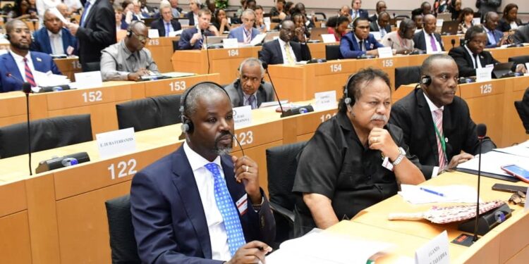 Deputy Speaker Thomas Tayebwa in Brussels