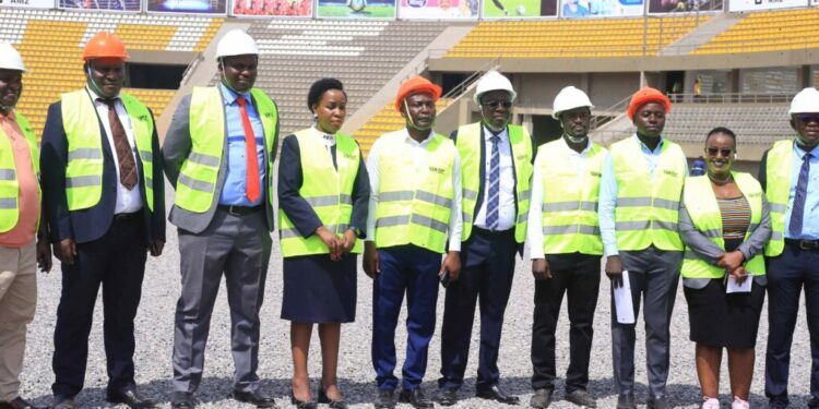 FUFA delegation visits Nakivubo Stadium