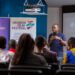 Rinaldi Jamugisa, PR and Communications Manager MultiChoice Uganda speaking to the participants during the training on the business if film at UCC House in Kampala recently.