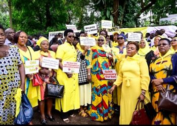 Women leaders under National Women's Council at Nakasero State Lodge