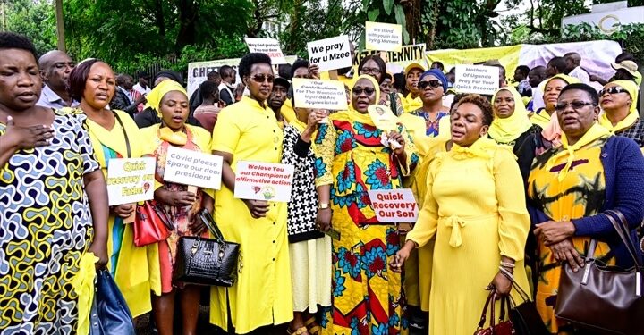 Women leaders under National Women's Council at Nakasero State Lodge