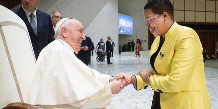 Speaker Among with Pope Francis