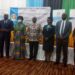 First Deputy Prime Minister and Minister for EAC Affairs Rebecca Kadaga and other dignitaries during the marking of World Kiswahili Day at Hotel Africana on Thursday