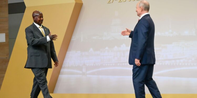 President Museveni with President Putin
