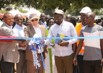 Lamwo Deputy RDC commissioning projects funded by USAID