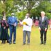 President Yoweri Museveni with AU Commission Mr. Moussa Faki Mahamat and his delegation