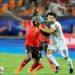 Uganda Cranes' Farouk Miya facing off with Egypt's Salah