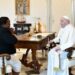 PM Nabbanja in a meeting with Pope Francis