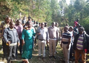 Ministers Ruth Nankabirwa, David Bahati, and Peter Lokeris, with MP Wilfred Niwagaba Inspect Iron Ore Mines in Rubanda District