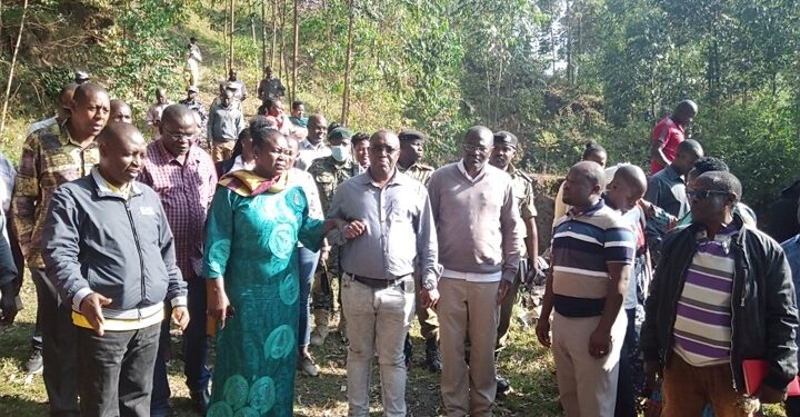 Ministers Ruth Nankabirwa, David Bahati, and Peter Lokeris, with MP Wilfred Niwagaba Inspect Iron Ore Mines in Rubanda District