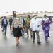 President Yoweri Museveni at Entebbe International Airport