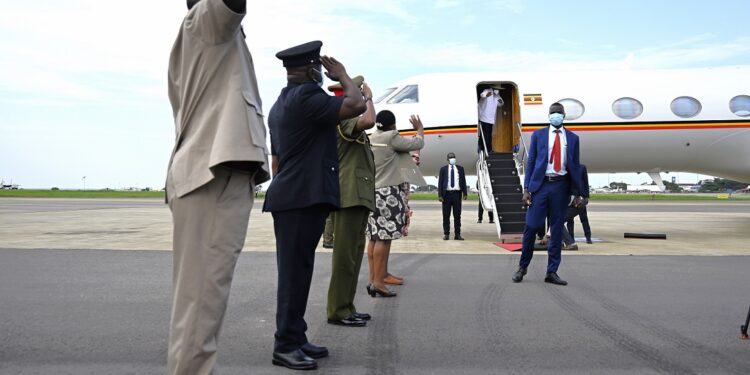 President Museveni off to Russia