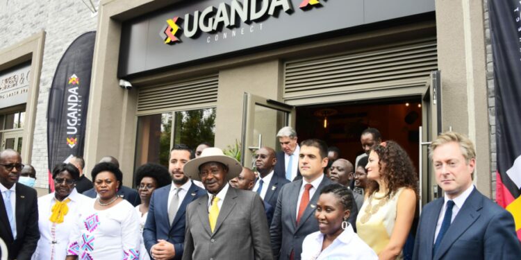 President Museveni in Serbia