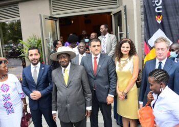 President Museveni in Serbia