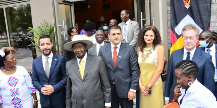 President Museveni in Serbia