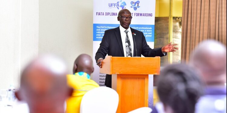 Charles Mwebembezi, Chairperson Uganda Freight Forwarders Association. Photo@UFFA