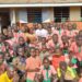 Pupils of Apok Primary school in Kiryandong District