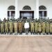 President Yoweri Museveni in a group photo with CID Officers after Lecture on Opportunity to the CID Officers from Kabalye Training School, this was at the State House Entebbe on 4th August 2023. Photo by PPU/ Tony Rujuta.