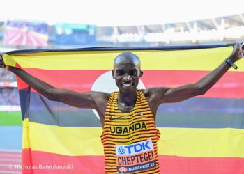 Joshua Cheptegei- Photo by Nicholas Bamulanzeki