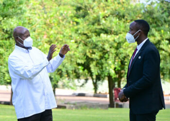 President Museveni with the Kyabazinga of Busoga